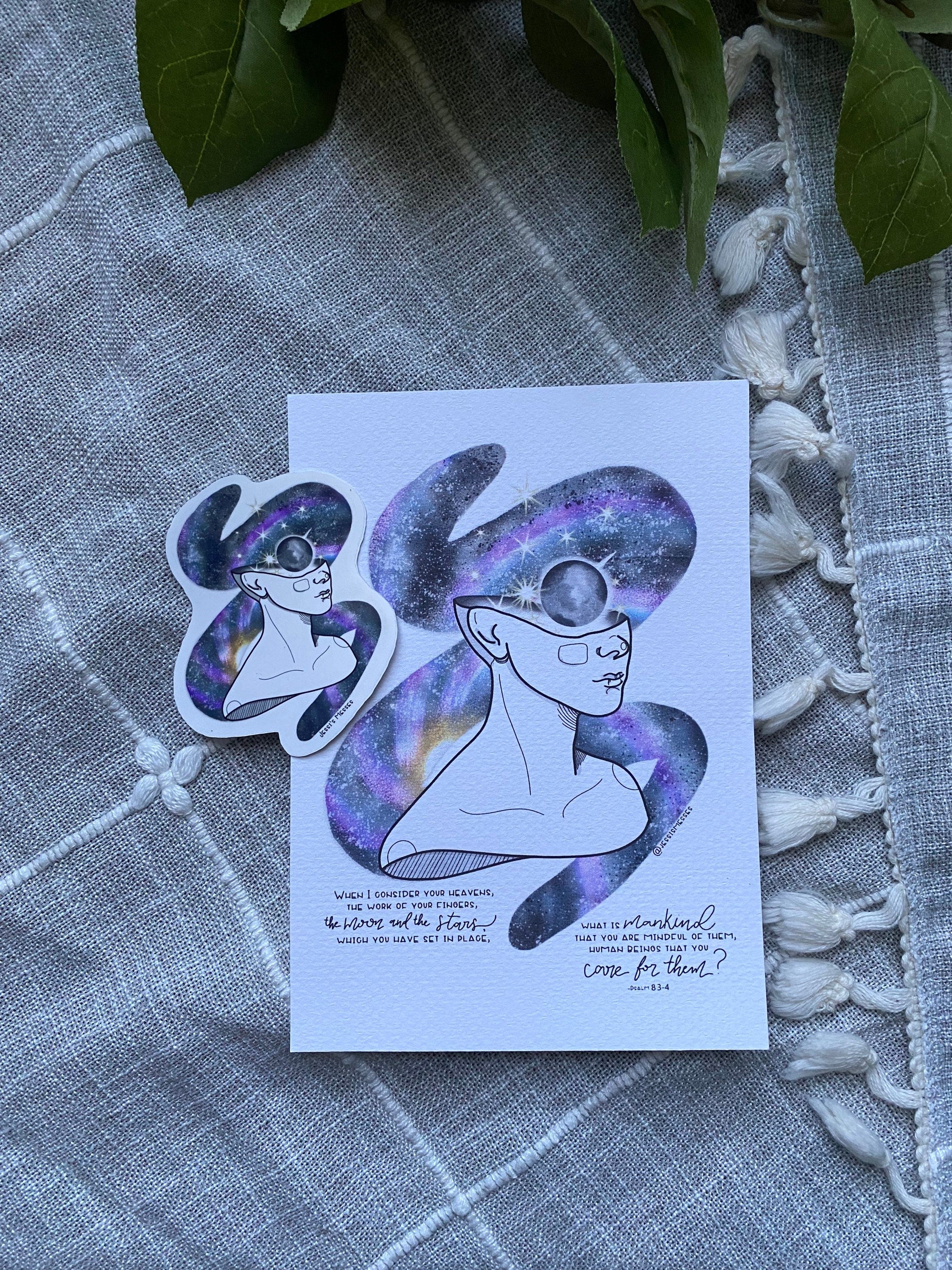 space girl Sticker