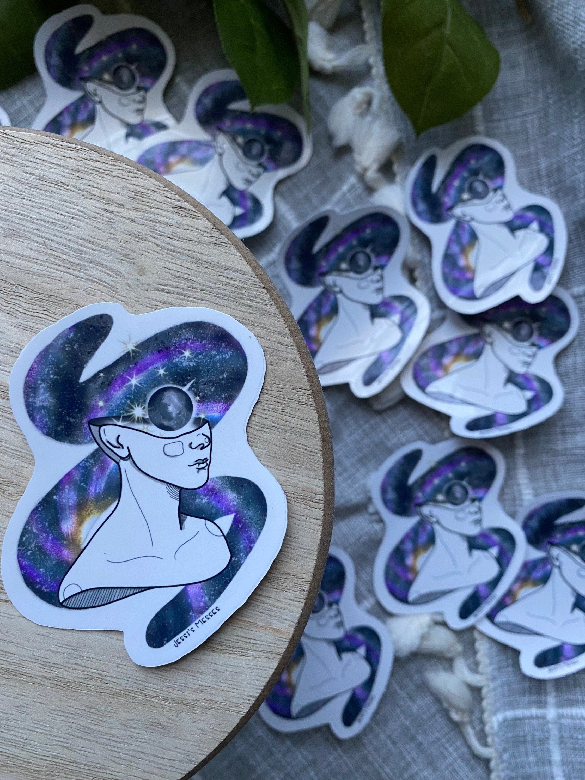 space girl Sticker