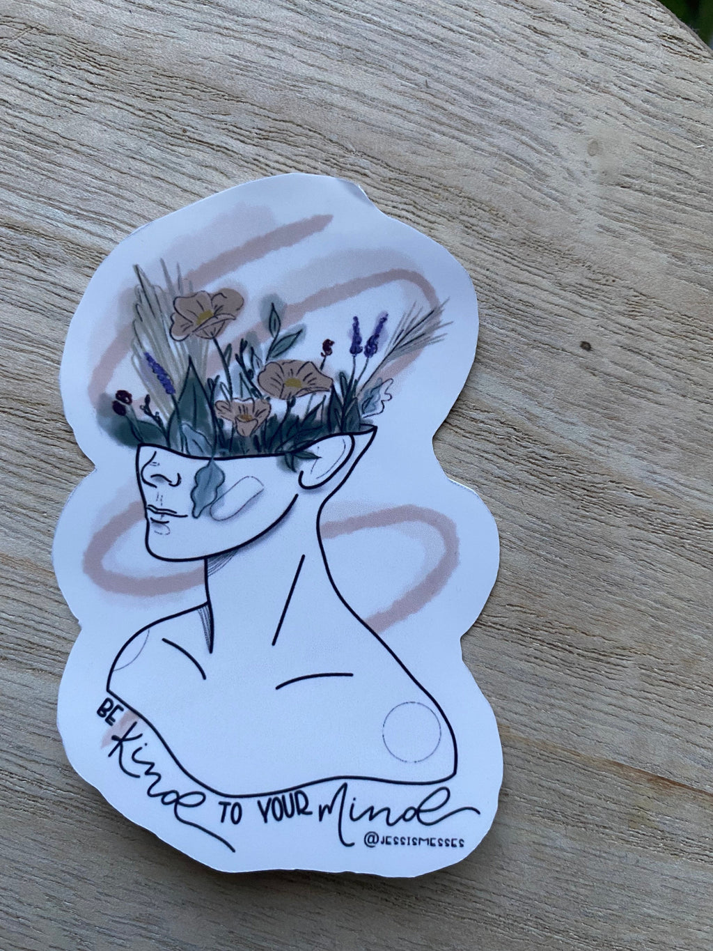 Be kind to your mind sticker