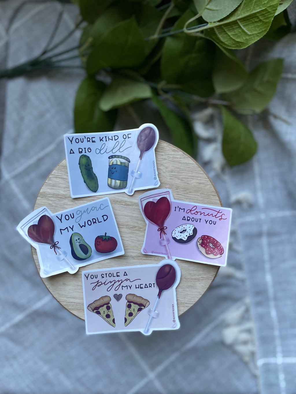 you're kind of a big dill Valentine Sticker
