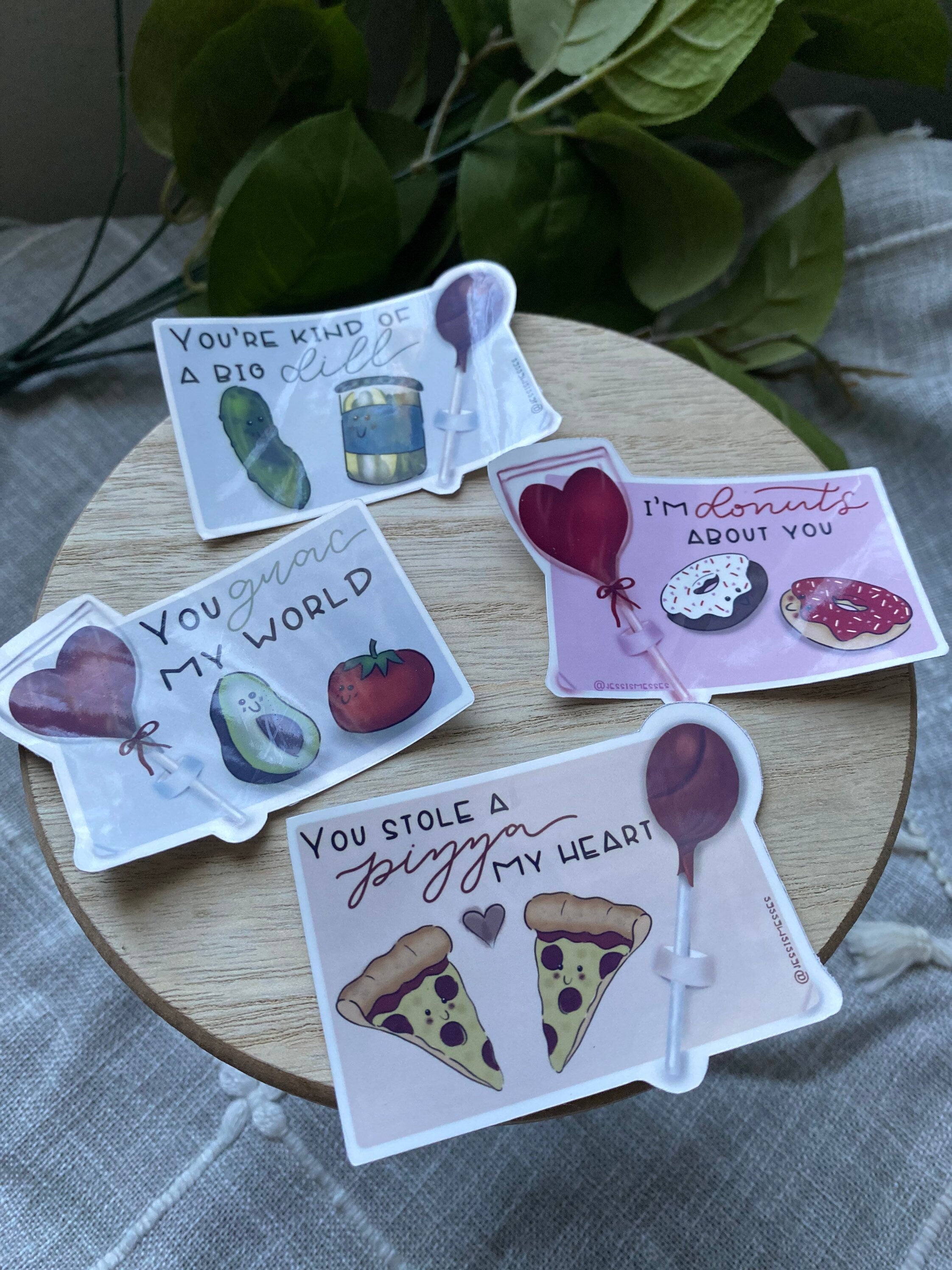 i'm donuts about you Valentine Sticker