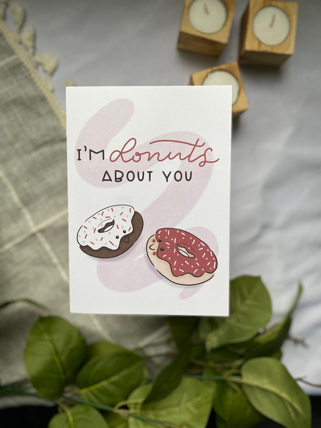 i'm donuts about you valentine card