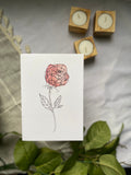 rose greeting card