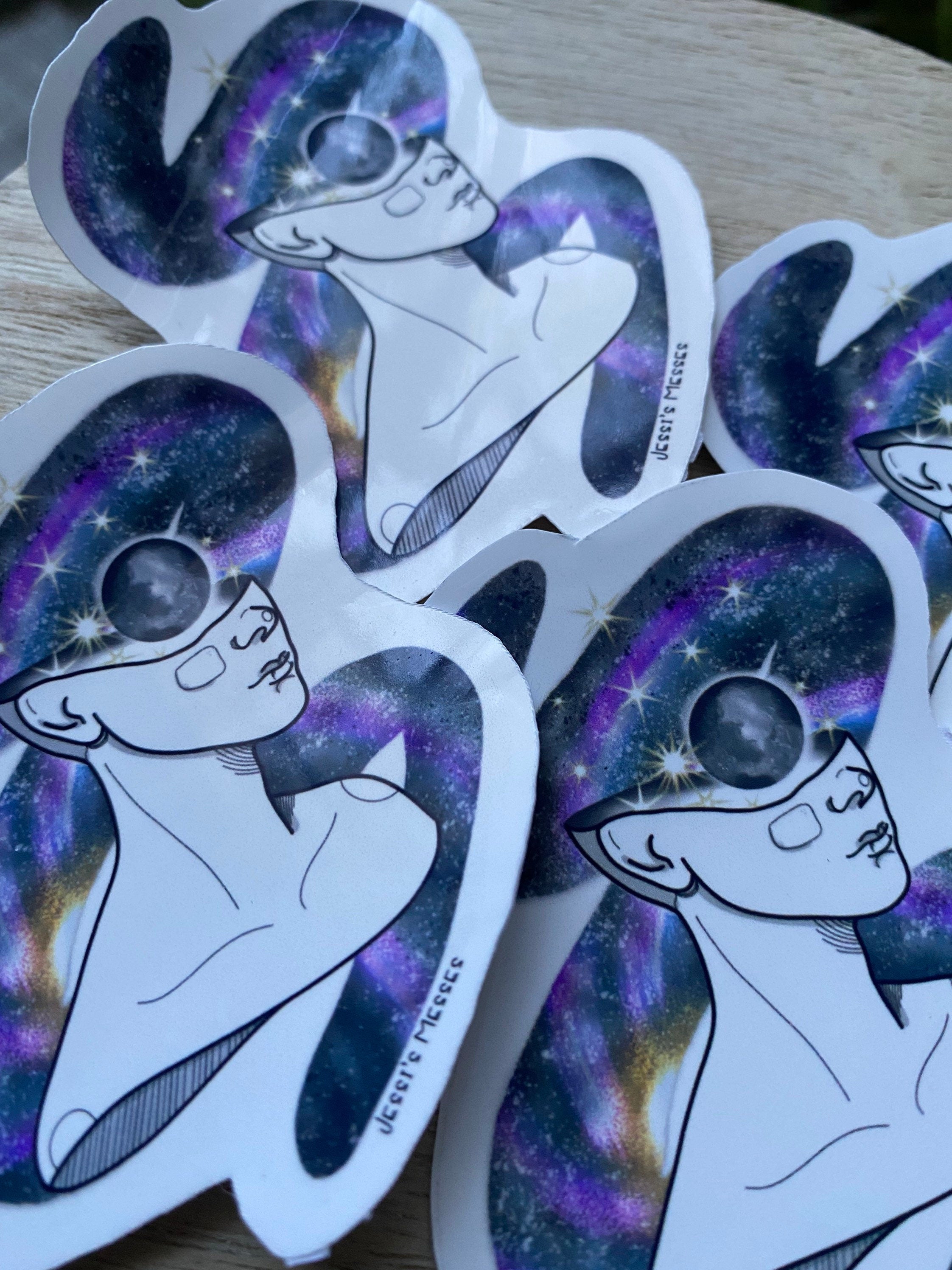 space girl Sticker