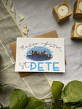 hello from st pete greeting card
