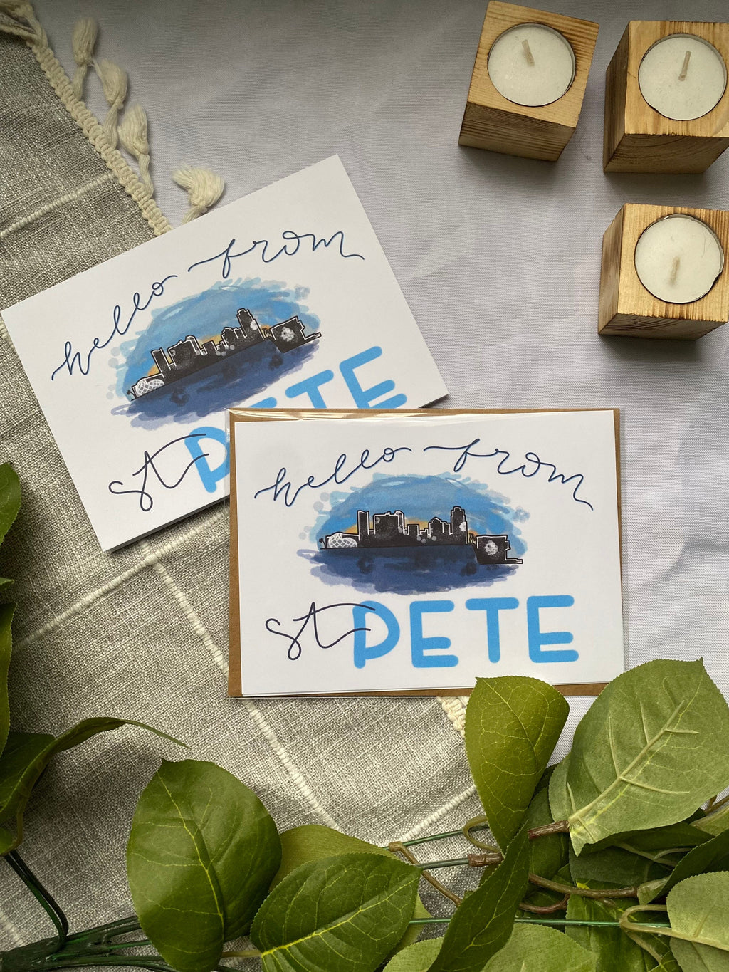 hello from st pete greeting card