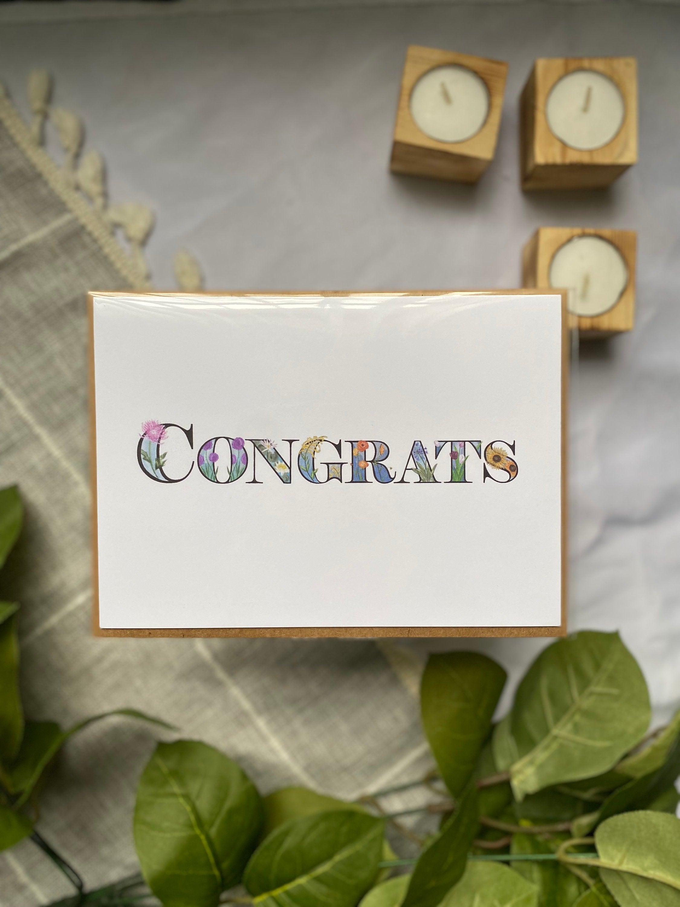 Congrats 5x7 card