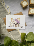 frenchie 5x7 card