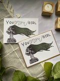 You Grow Girl greeting card