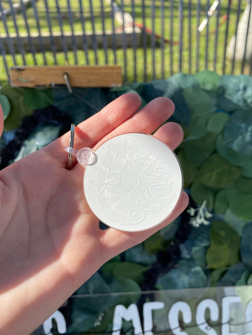Leaf Me Alone Keychain