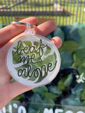 Leaf Me Alone Keychain