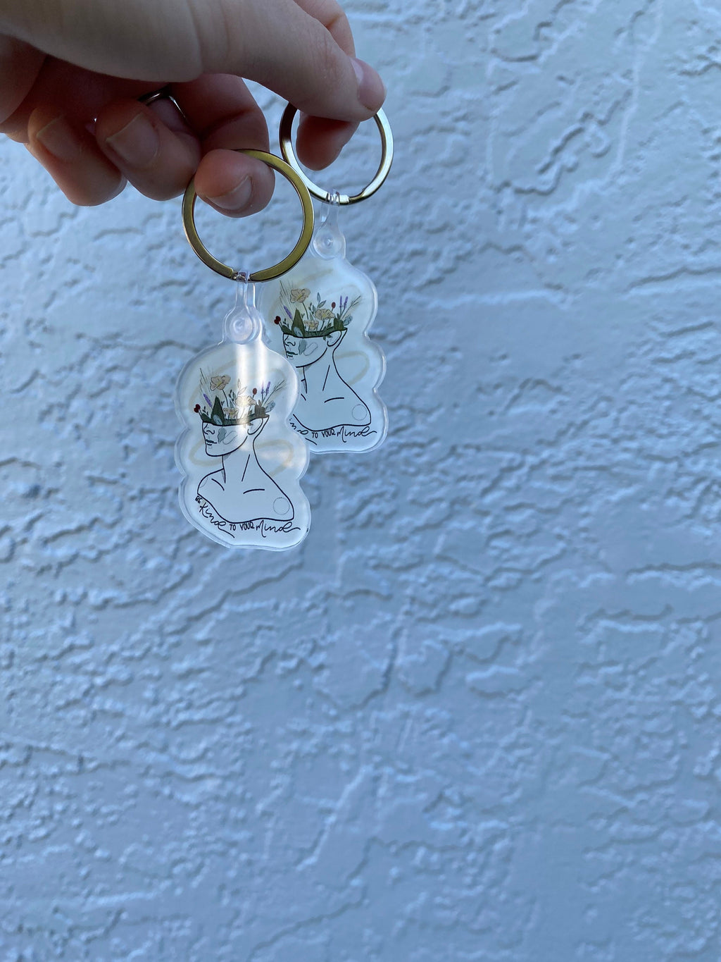Be kind to your mind keychain