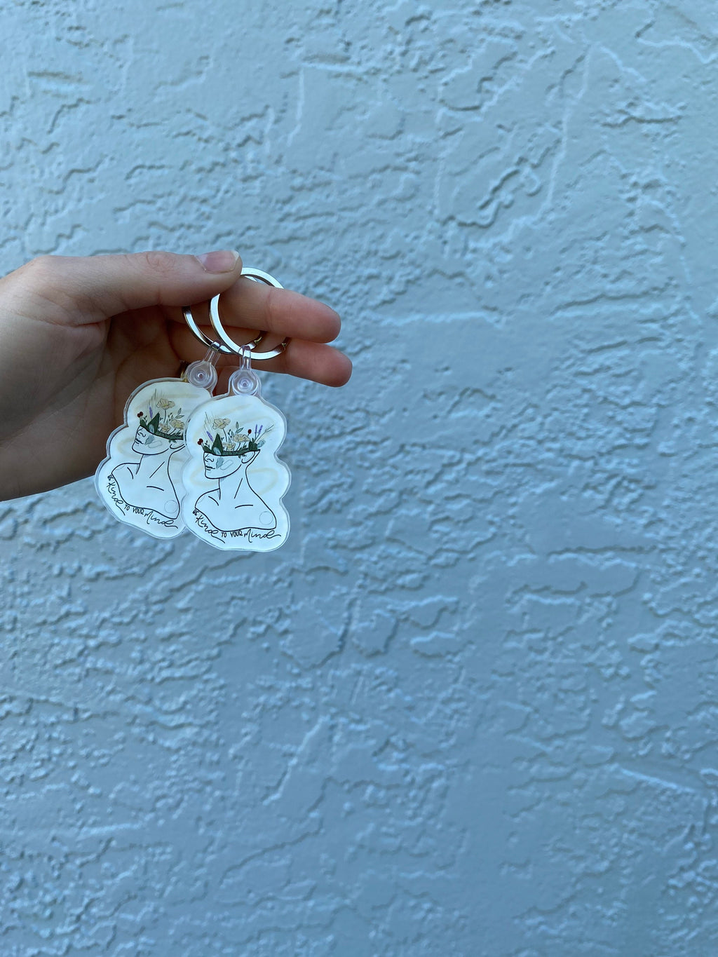 Be kind to your mind keychain