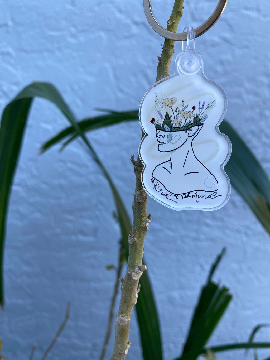 Be kind to your mind keychain