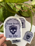 From death to life glossy sticker, John 5 24