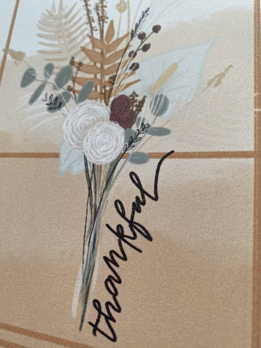 Thankful greeting card