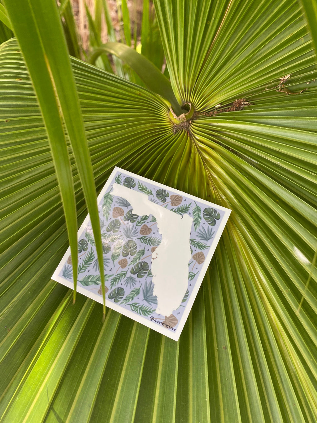 Florida State Square Sticker