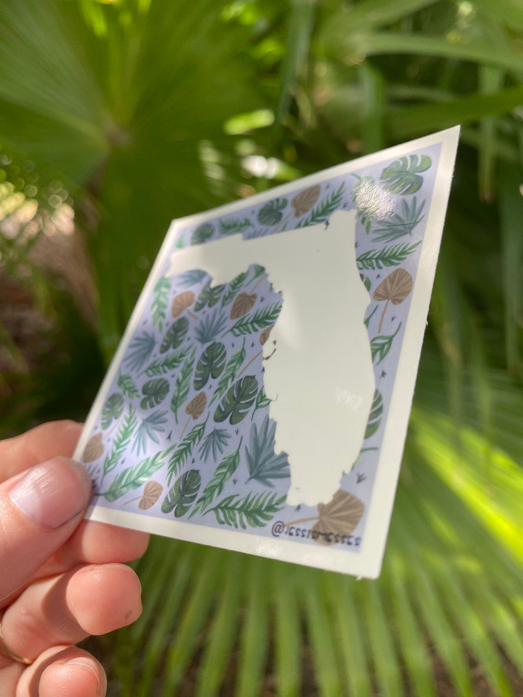 Florida State Square Sticker