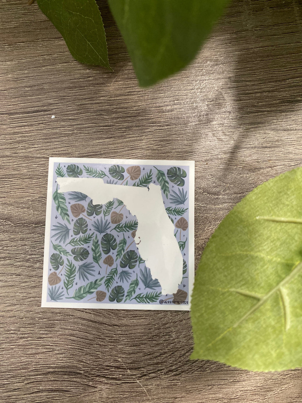 Florida State Square Sticker