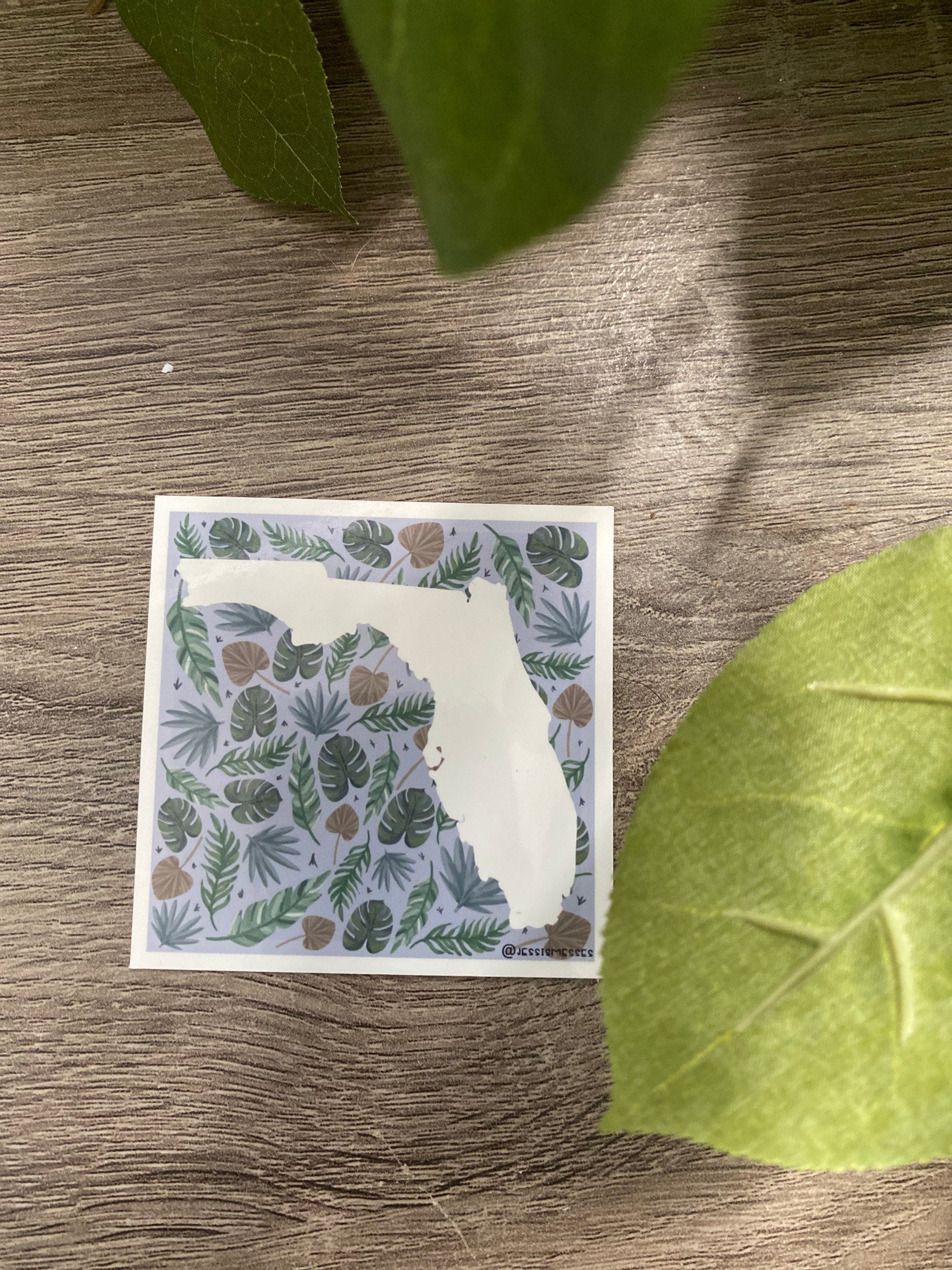Florida State Square Sticker