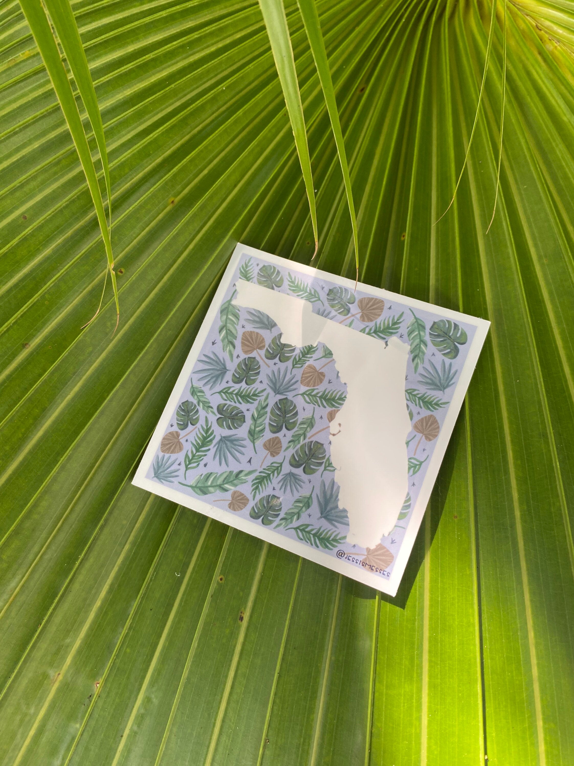 Florida State Square Sticker