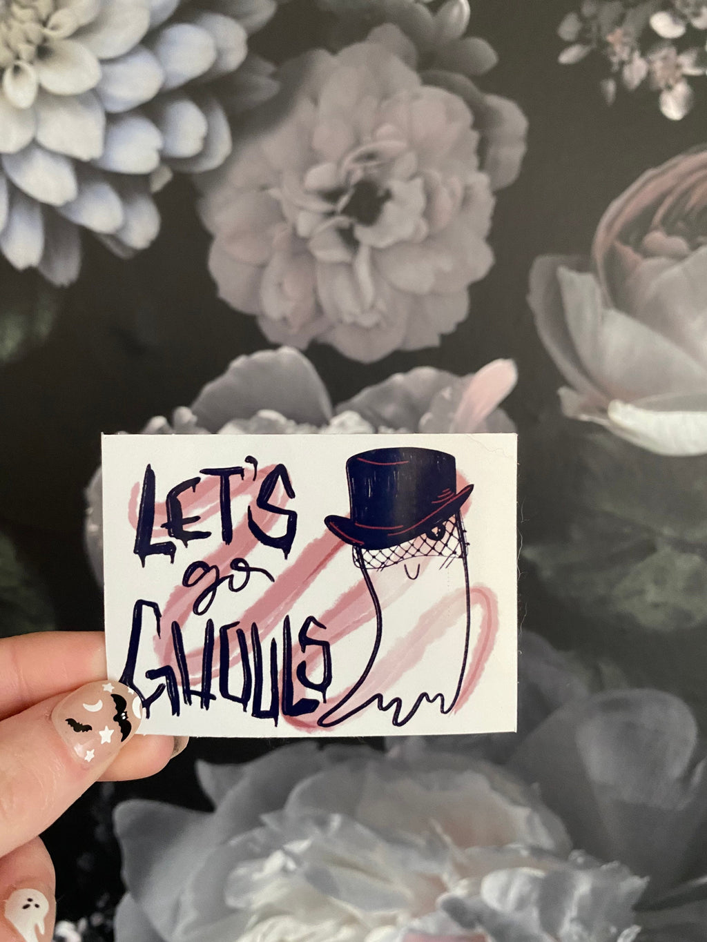 let's go ghouls vinyl sticker