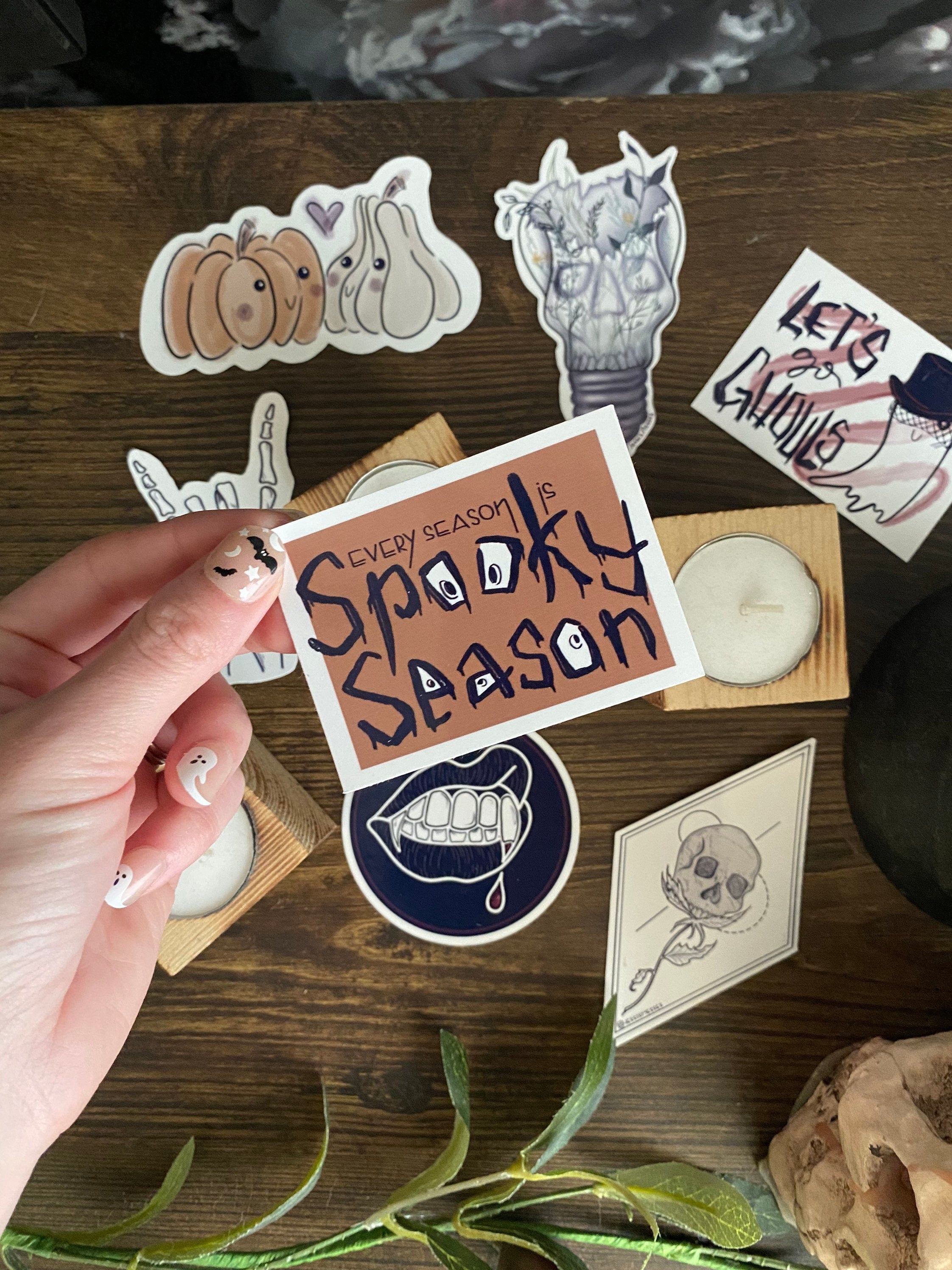 Spooky Season vinyl sticker