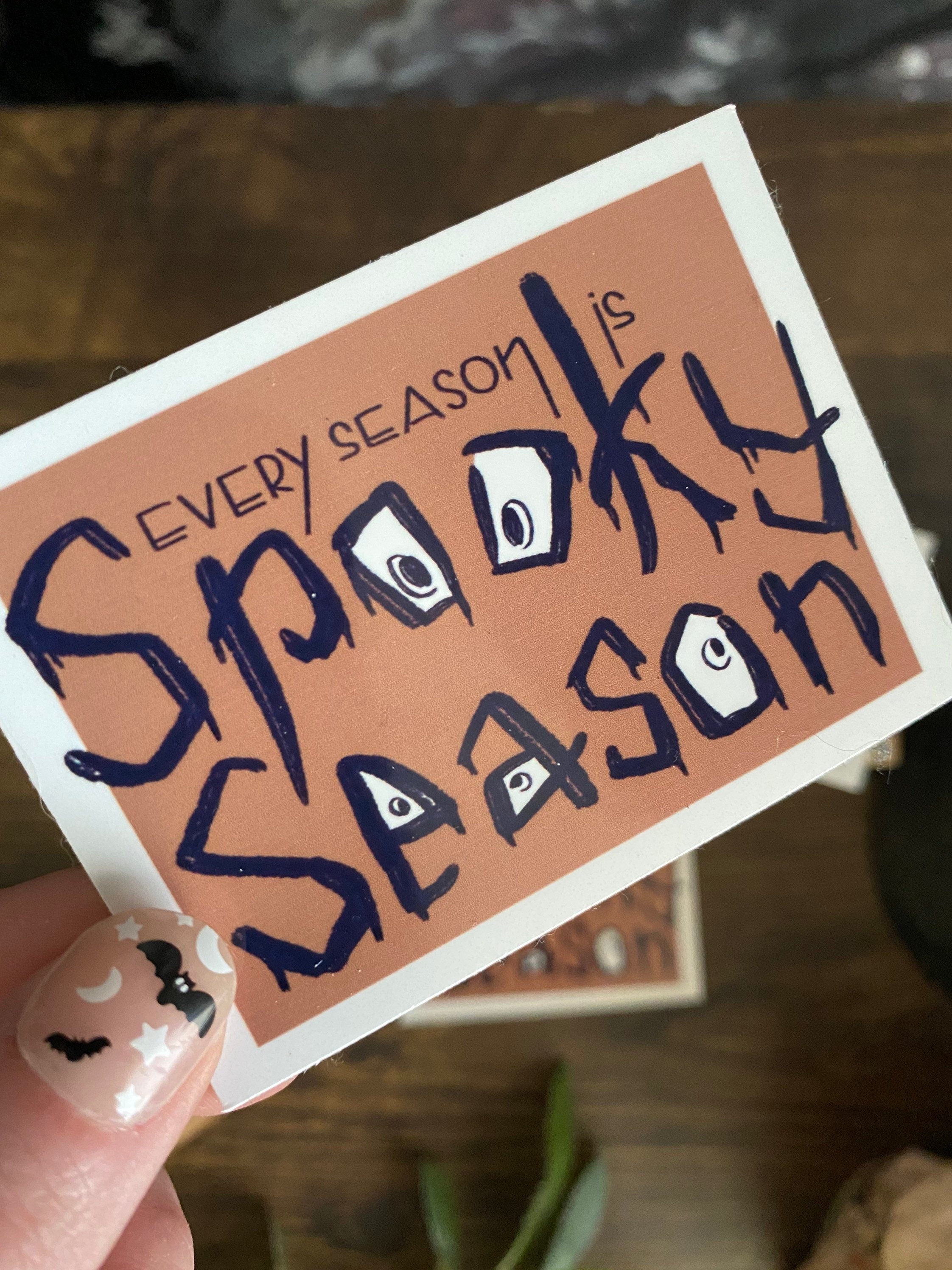 Spooky Season vinyl sticker
