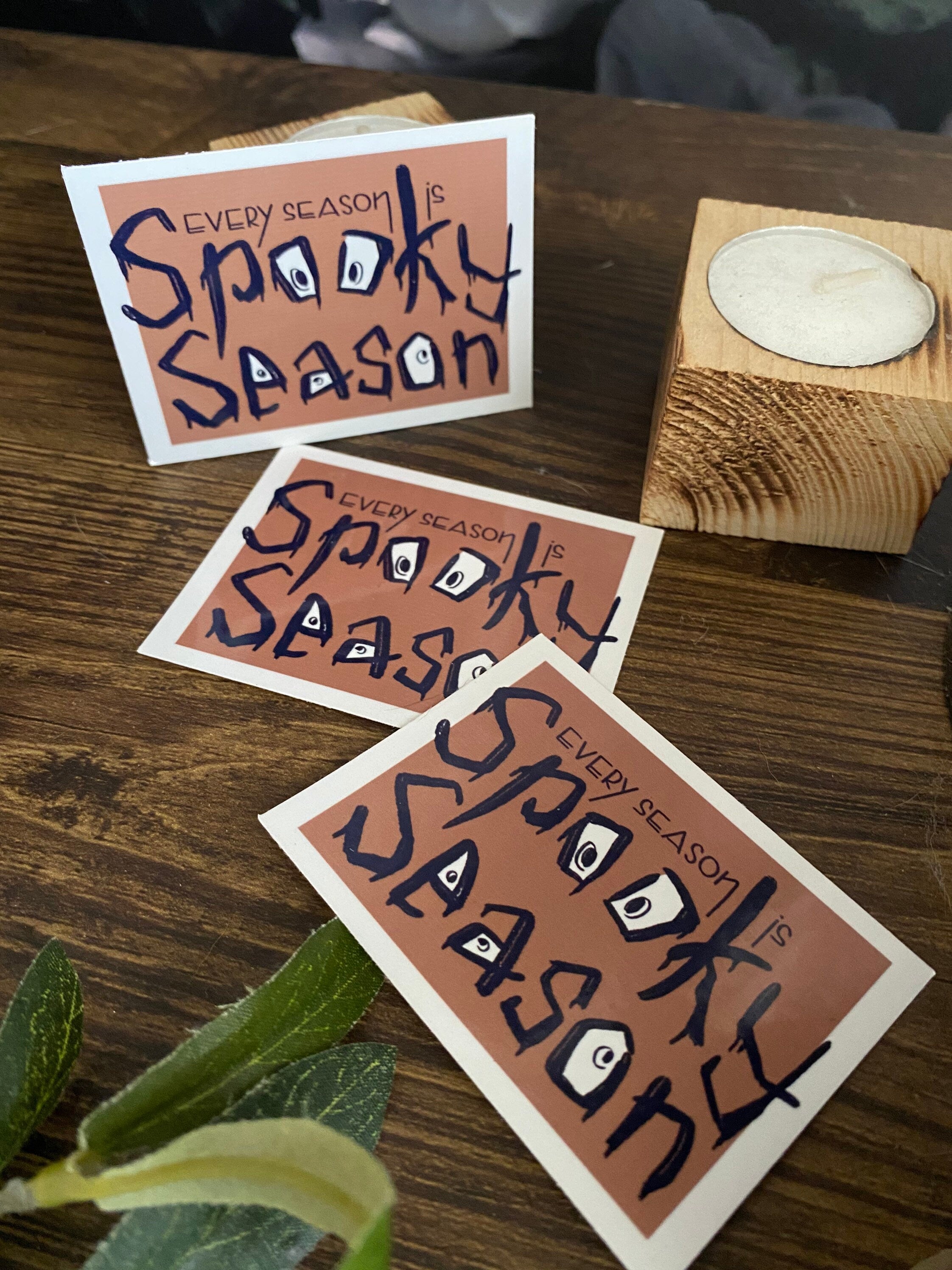 Spooky Season vinyl sticker