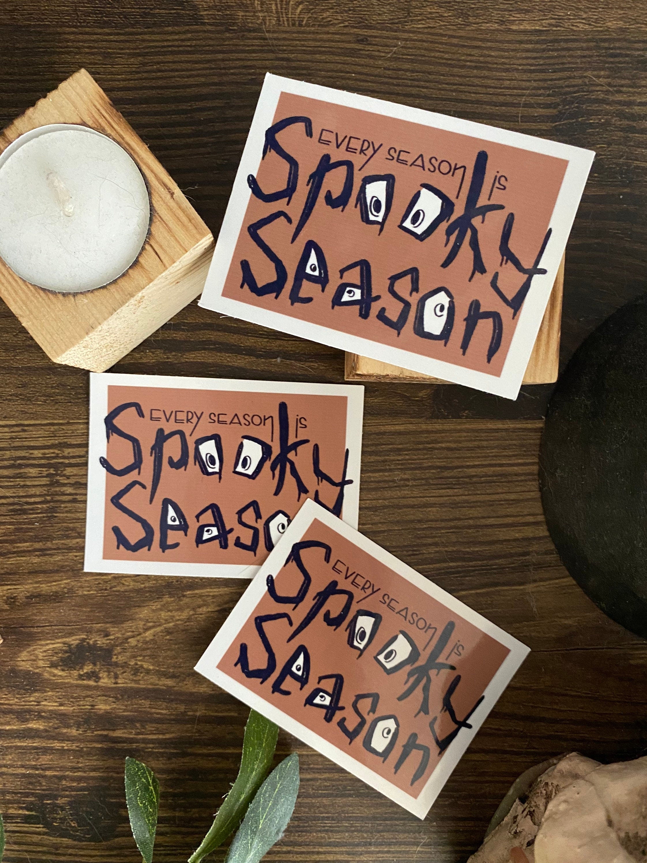 Spooky Season vinyl sticker