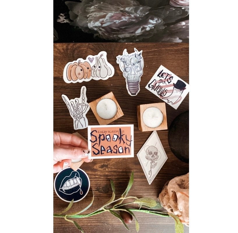 Spooky Season vinyl sticker