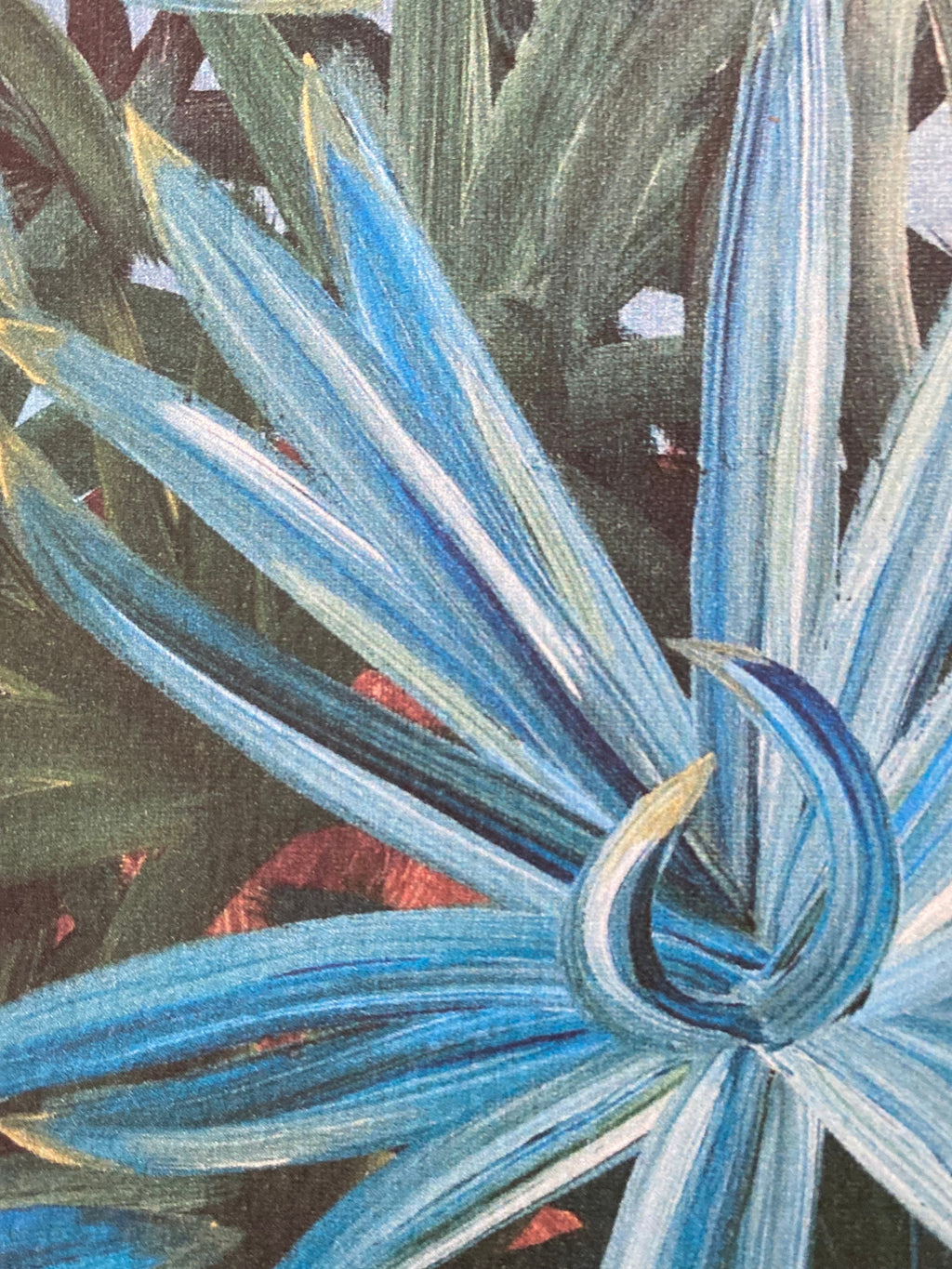 Abstract Saw Palmetto Art Print