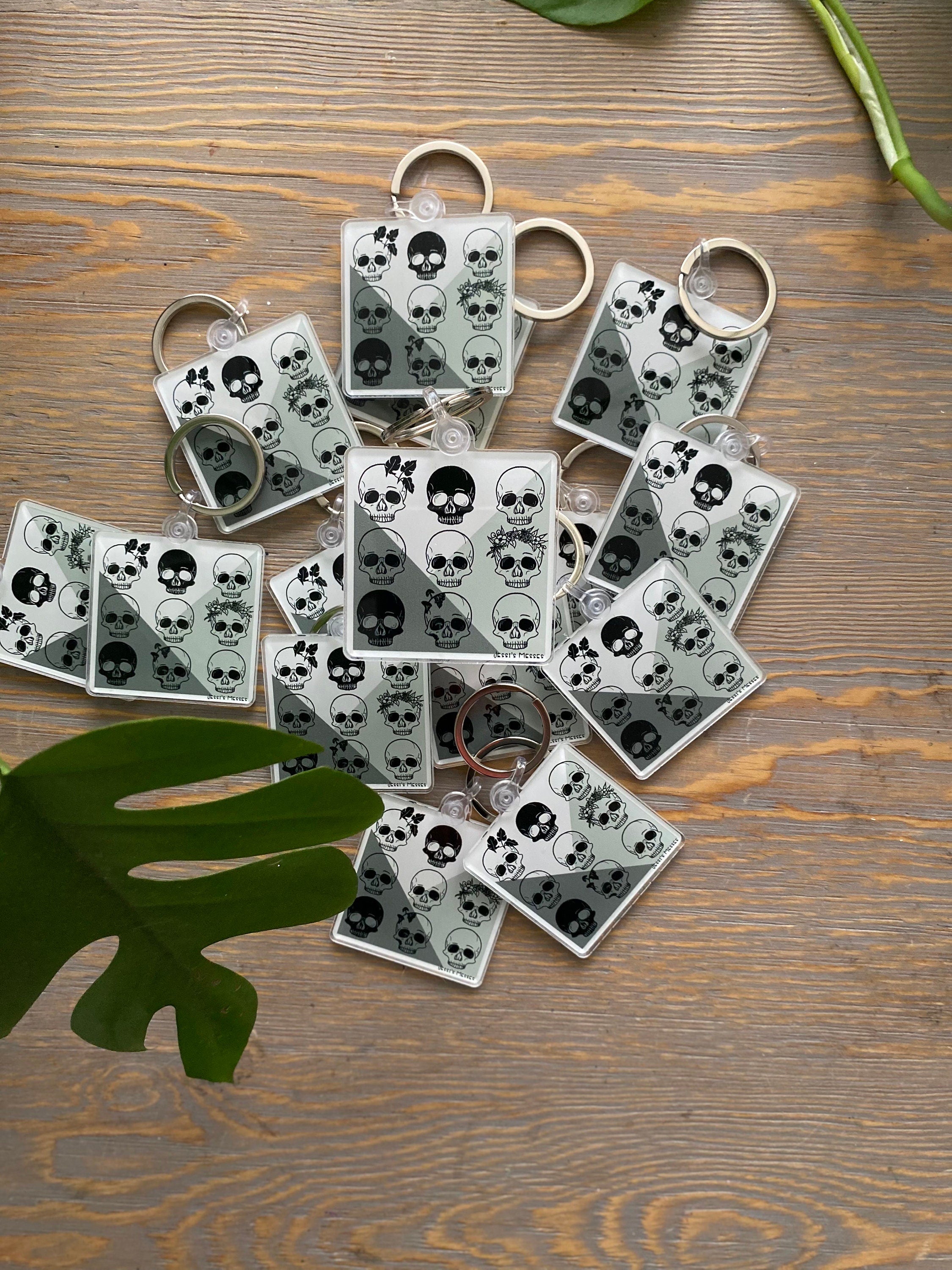 Skulls Keychain