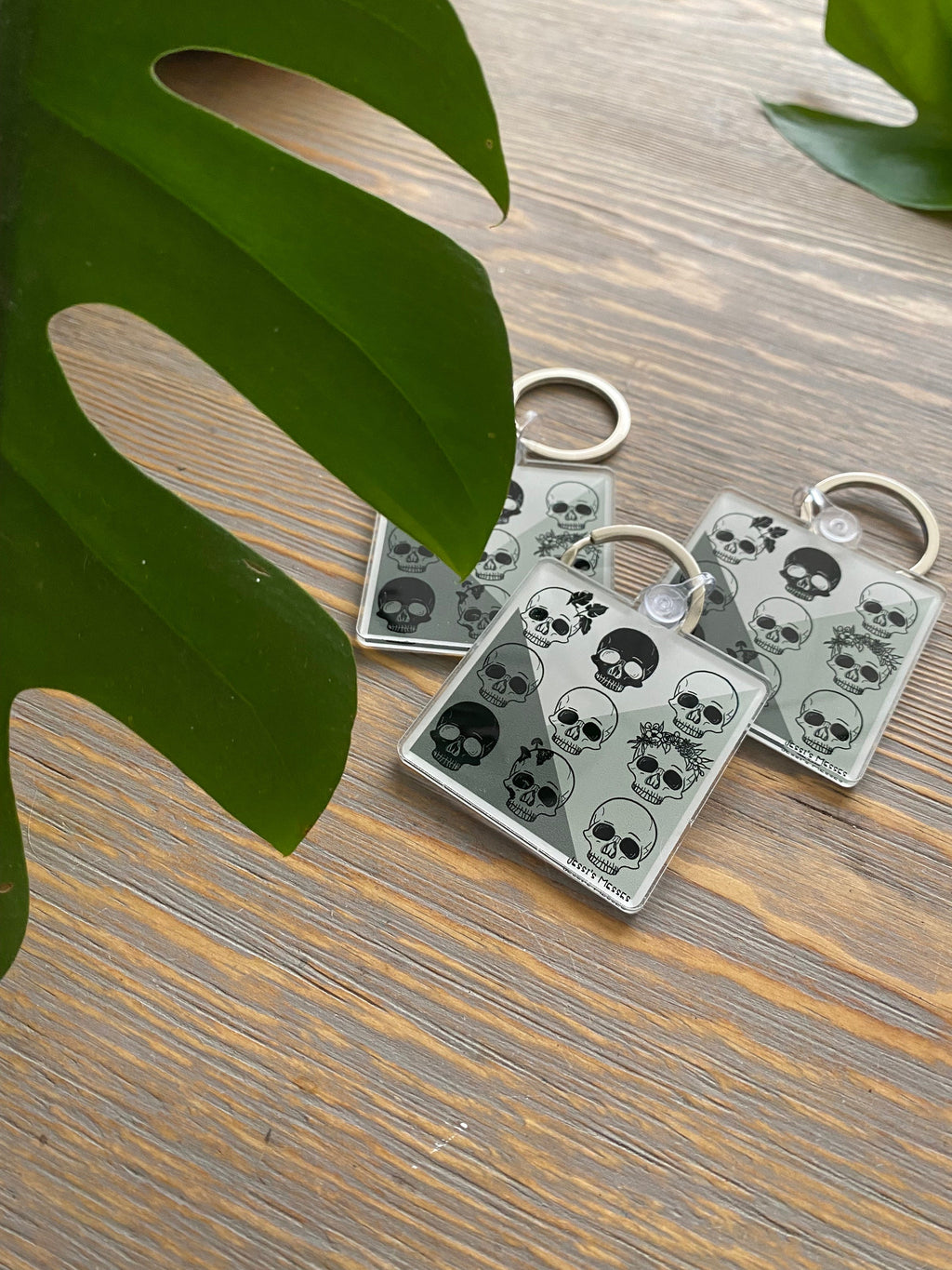 Skulls Keychain