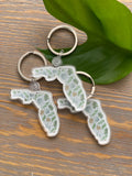 Florida State botanical keychain