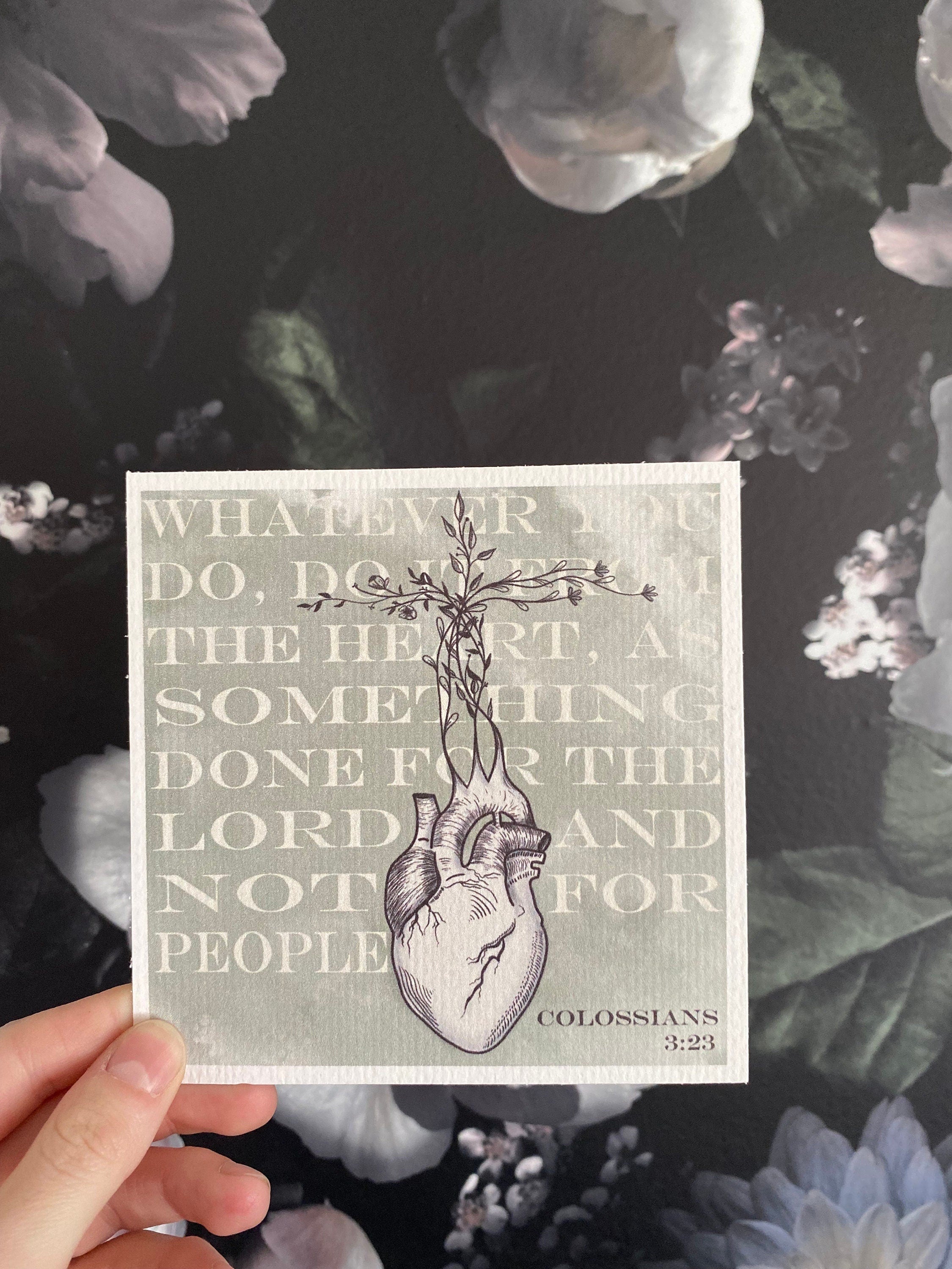 Colossians 3:23 Art Print