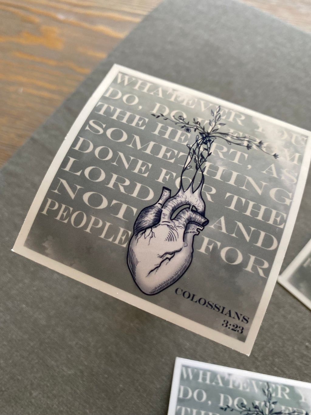 Colossians 3:23 Sticker