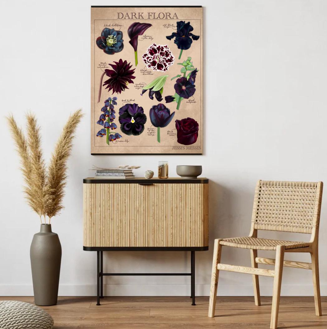 Dark Flora Poster