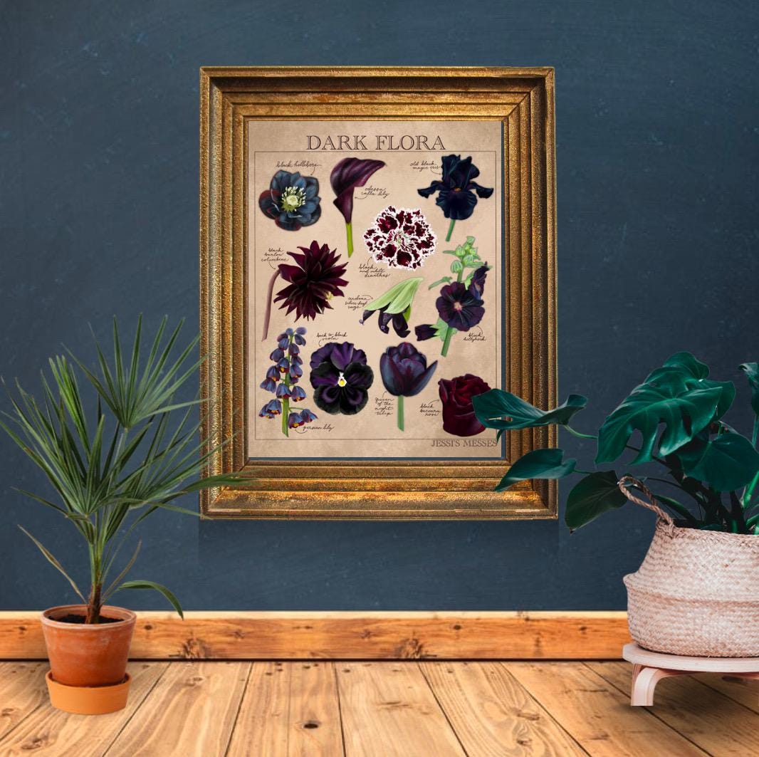 Dark Flora Poster