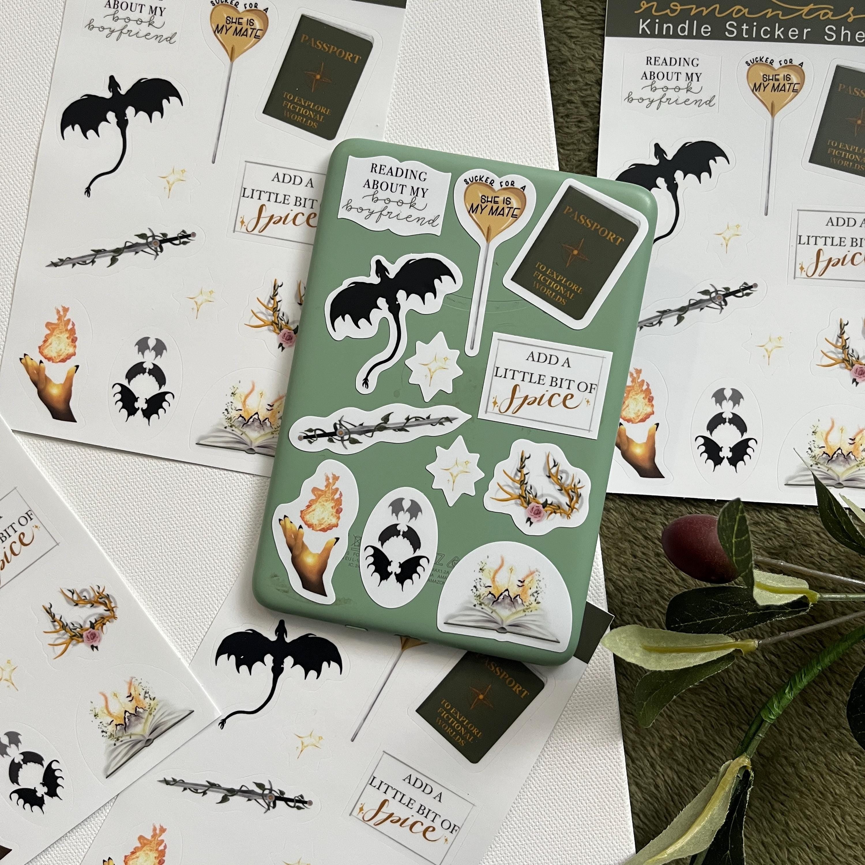 Romantasy Kindle Sticker Sheet