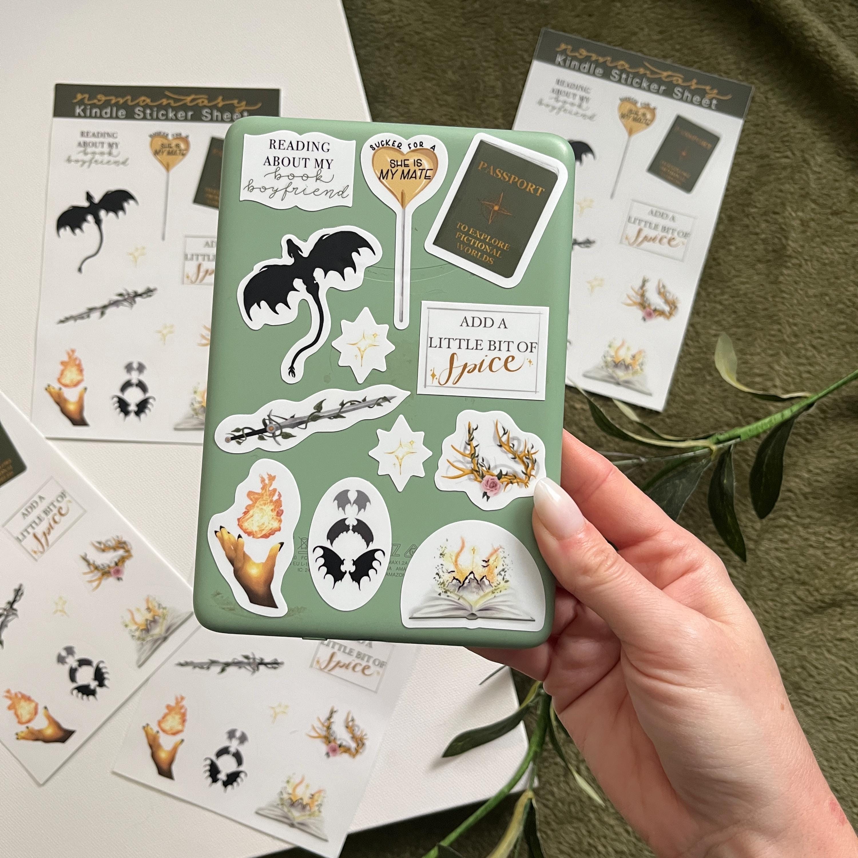 Romantasy Kindle Sticker Sheet