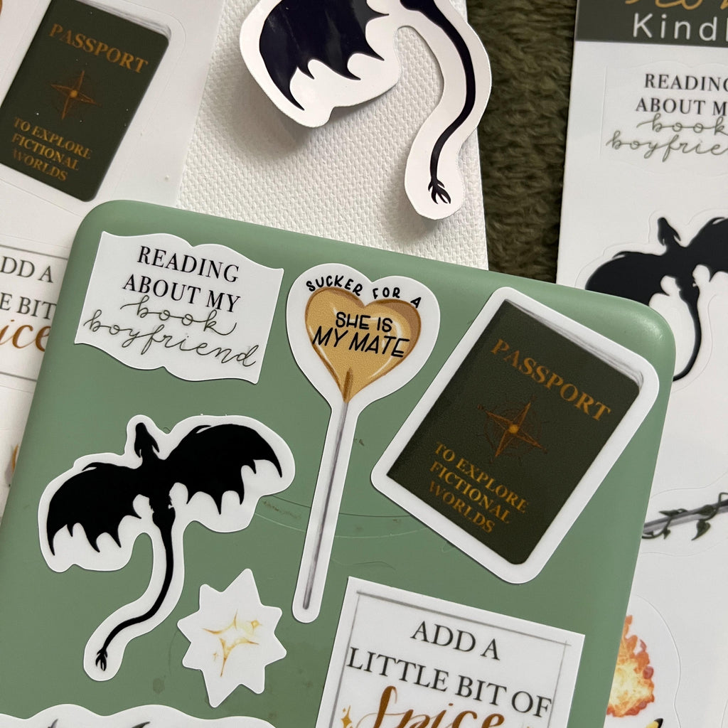 Romantasy Kindle Sticker Sheet