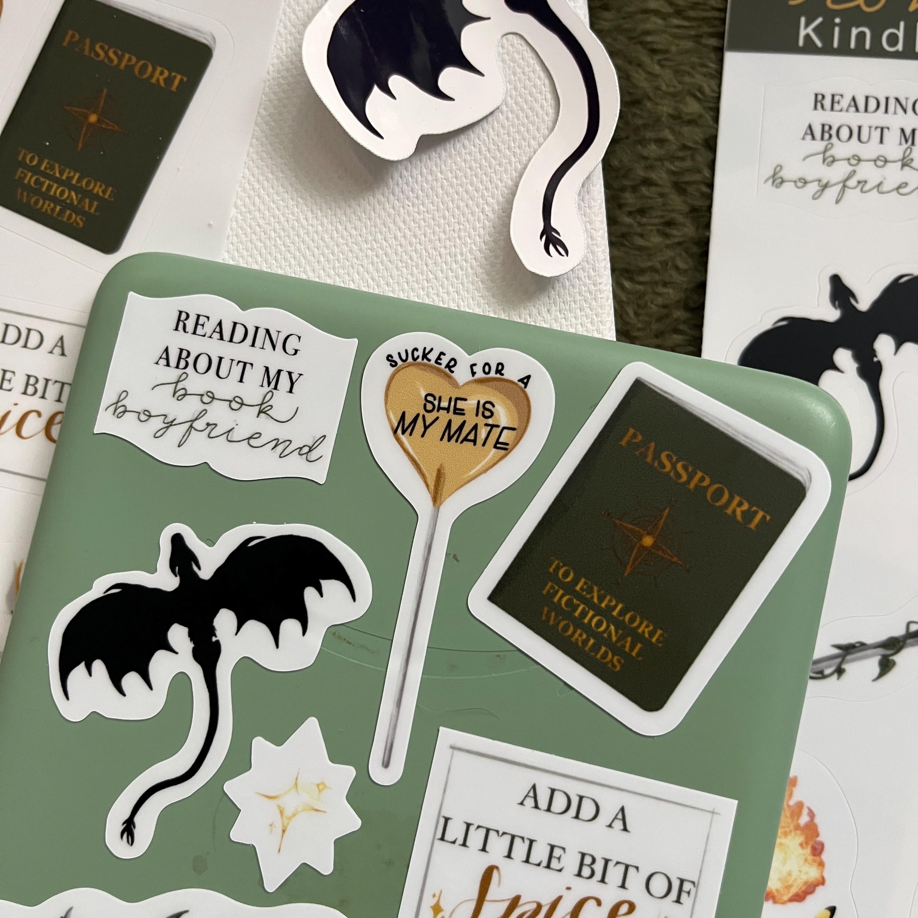 Romantasy Kindle Sticker Sheet