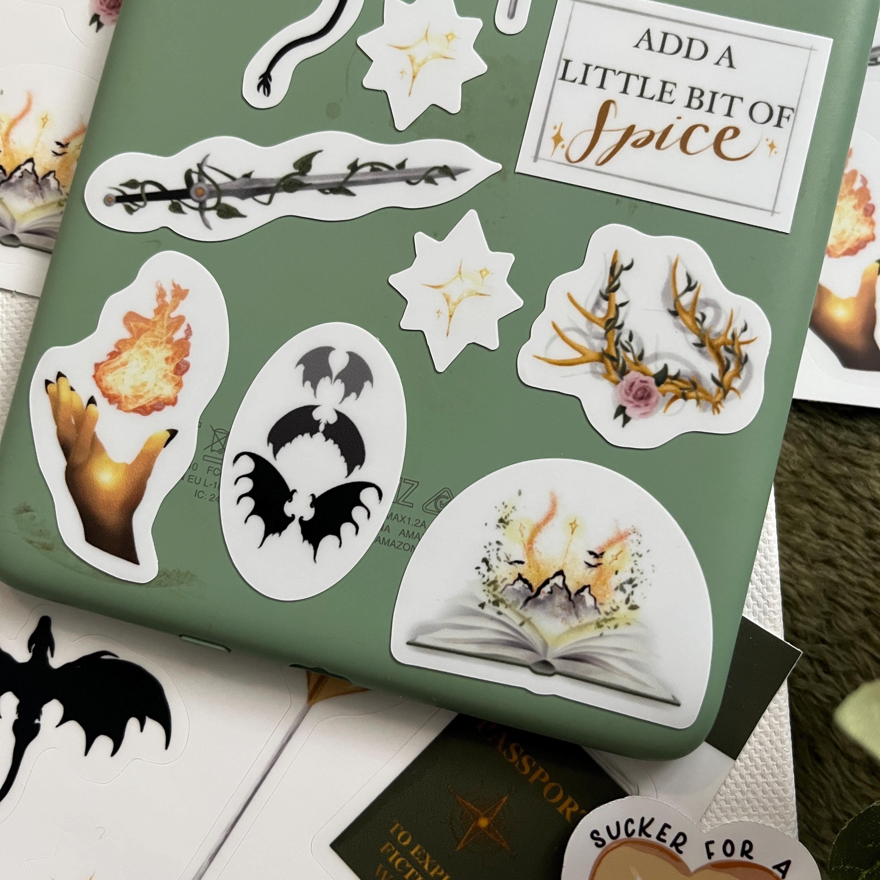 Romantasy Kindle Sticker Sheet