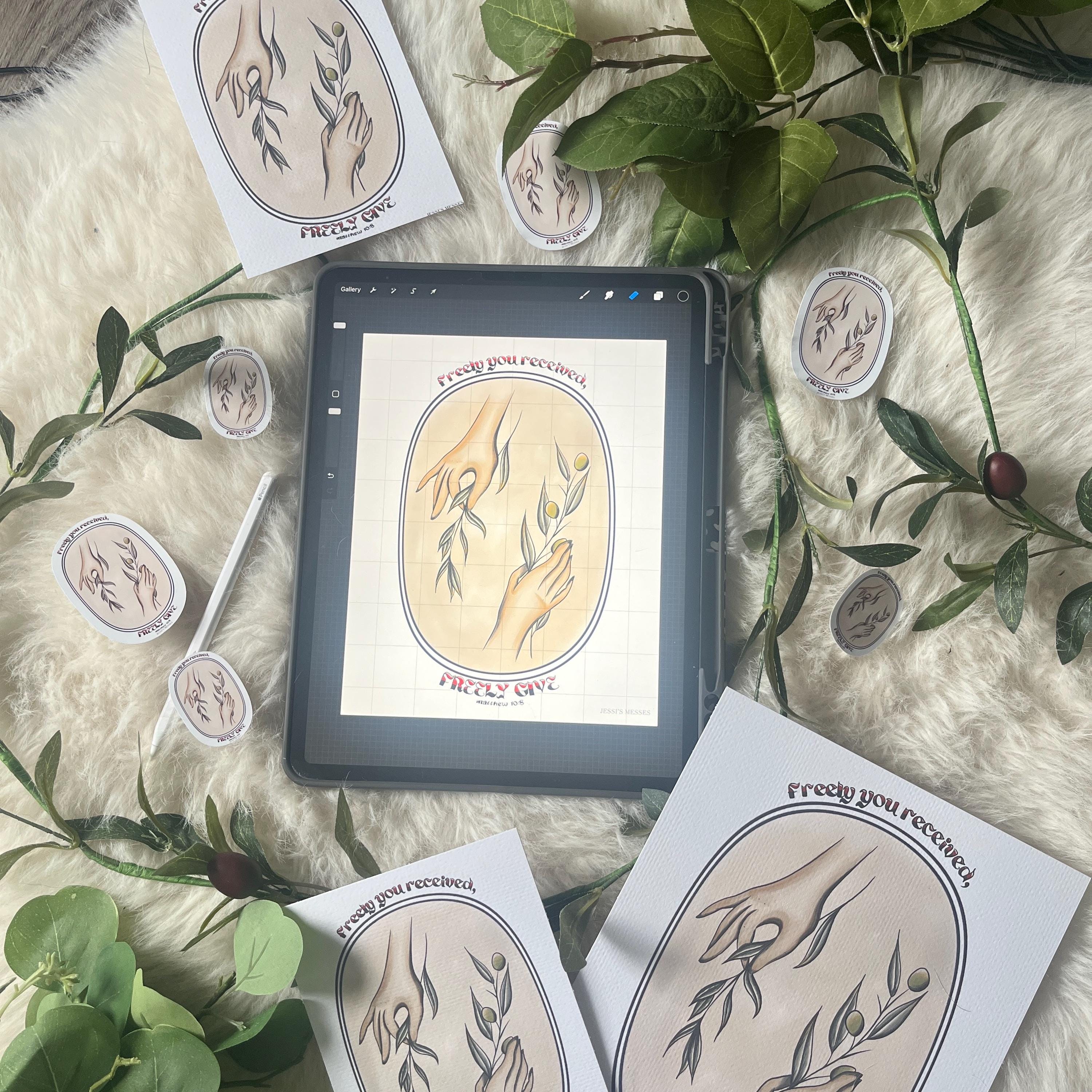 Matthew 10 8 freely you received, freely give sticker