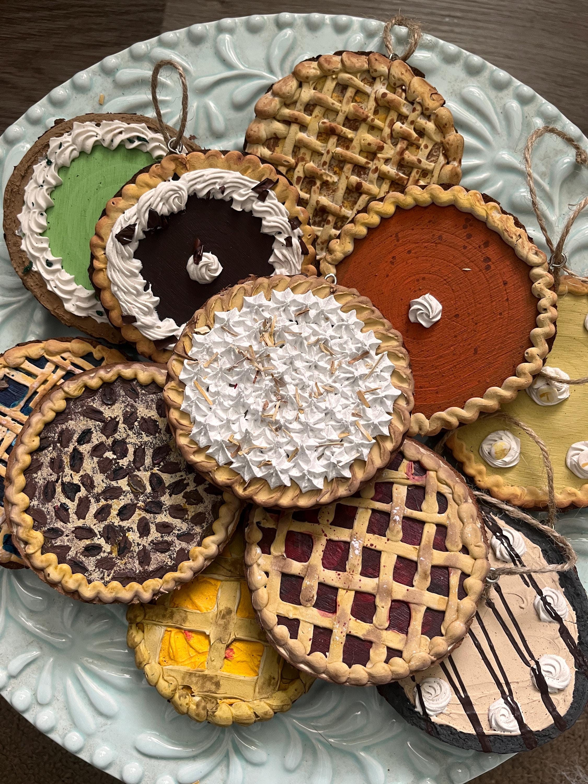 Pie Christmas ornament