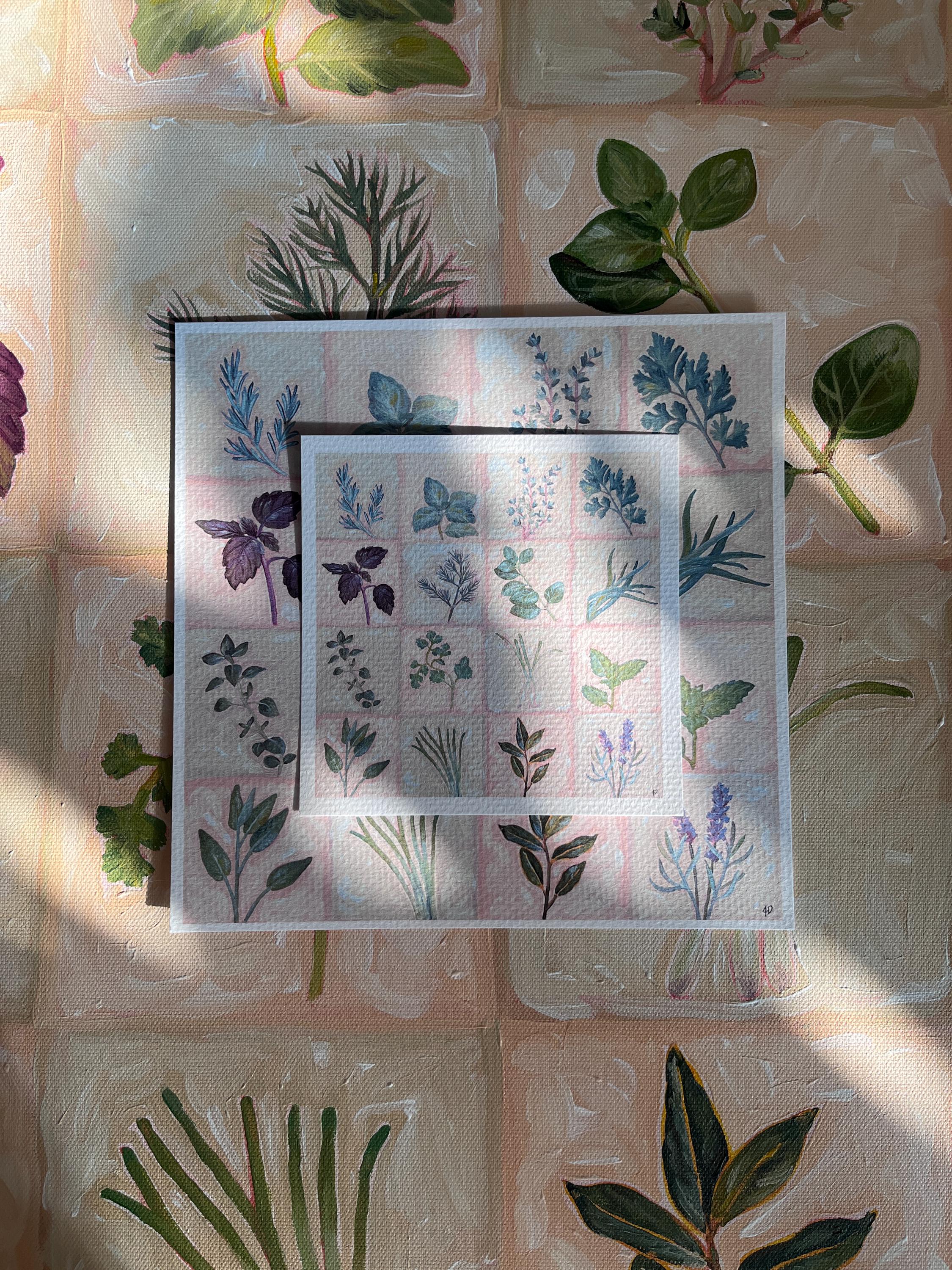 "Thyme Table" Print